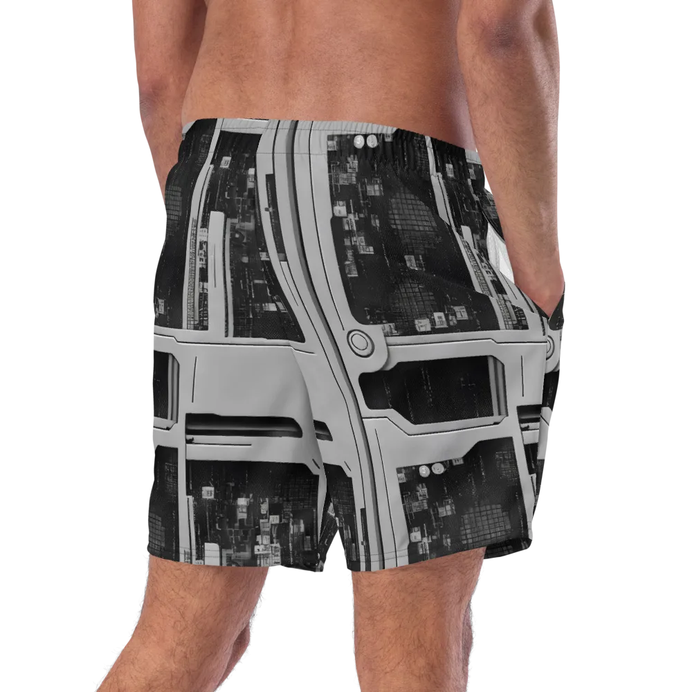 Concrete Harmony on Swim Trunks — Right Back