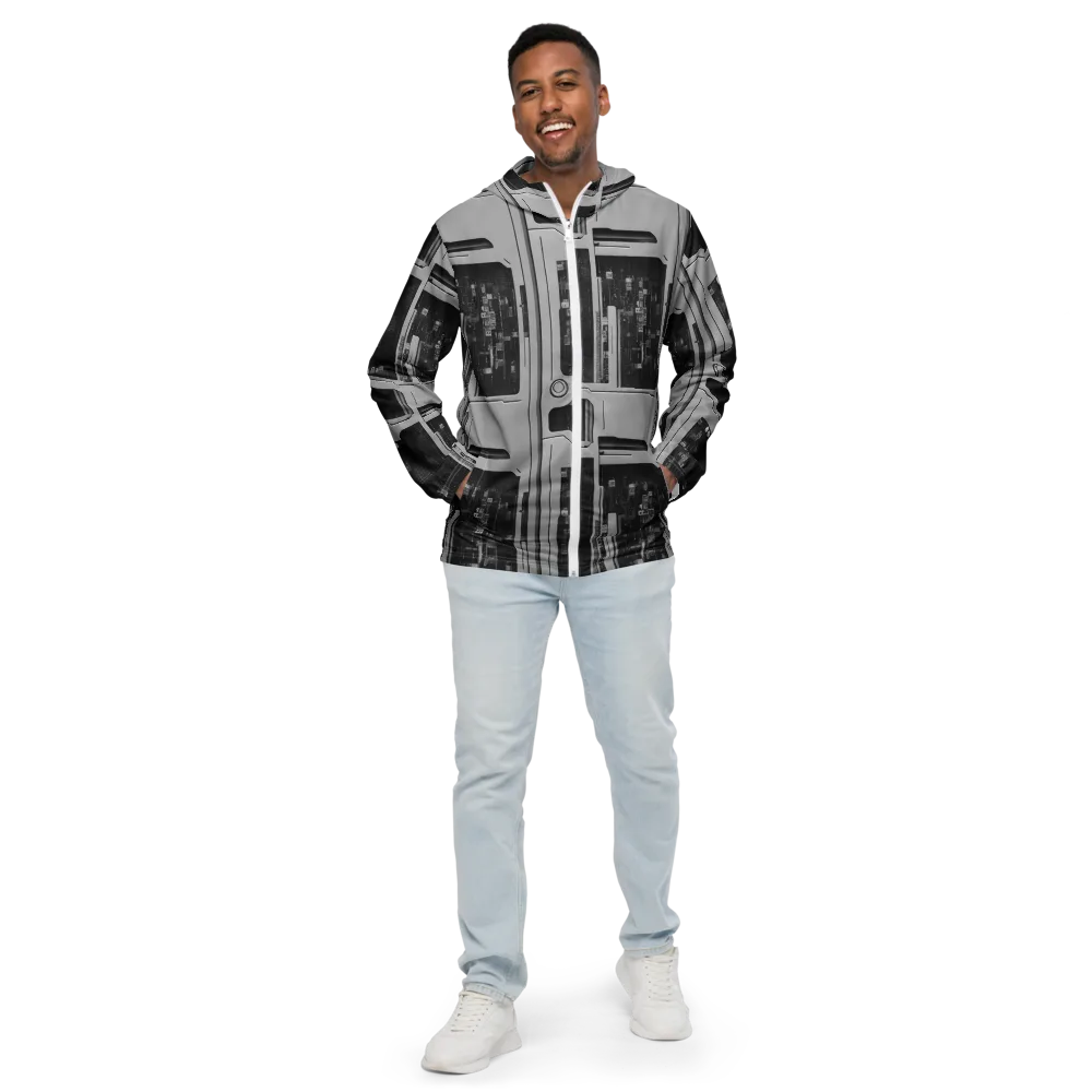 Concrete Harmony on Men's Windbreaker — Front