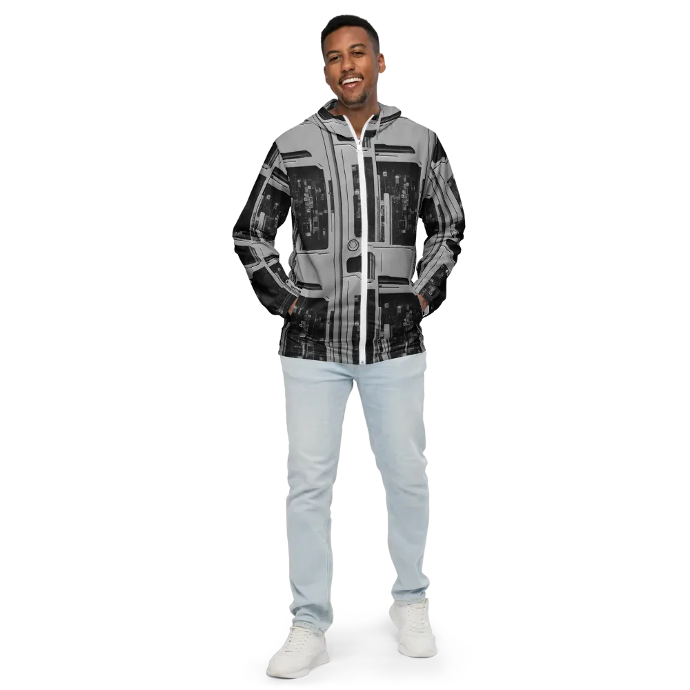 Concrete Harmony on Men's Windbreaker — Front
