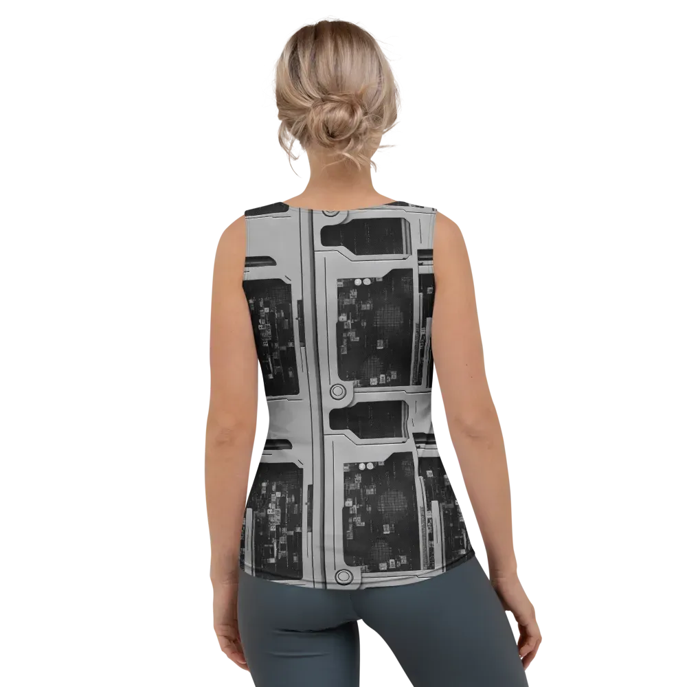 Concrete Harmony on Women's Tank Top — Back
