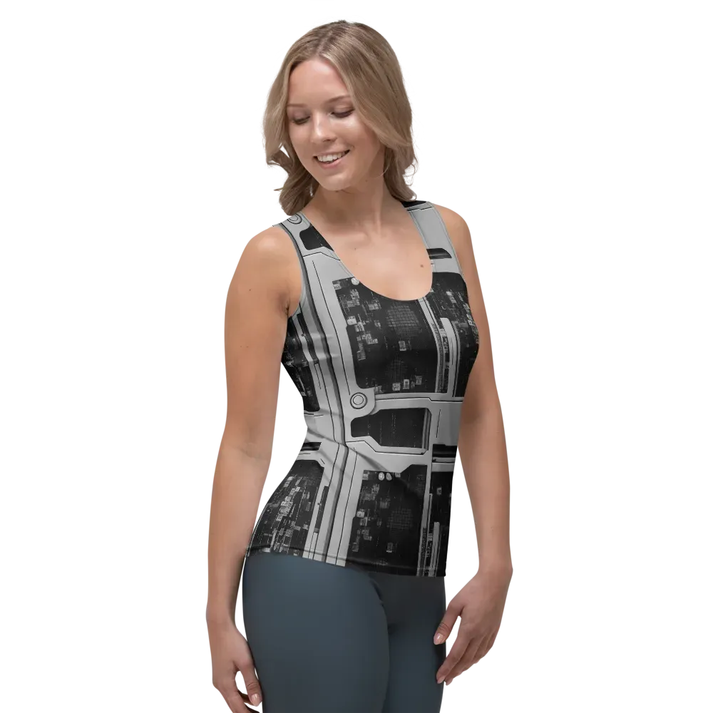 Concrete Harmony on Women's Tank Top — Right Front