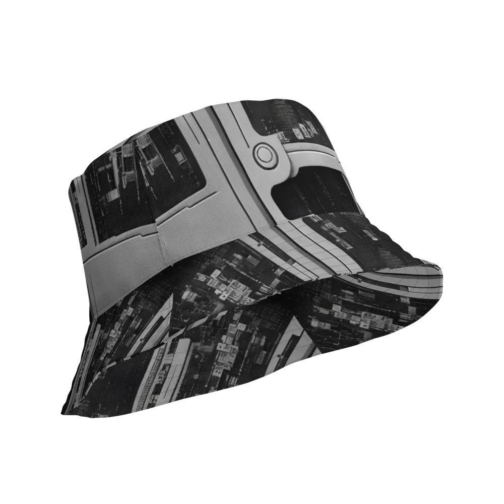 Concrete Harmony on Reversible Bucket Hat — Product details Outside
