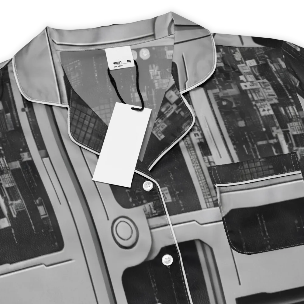 Concrete Harmony on Women's Short Sleeve Pajama Top — Product details