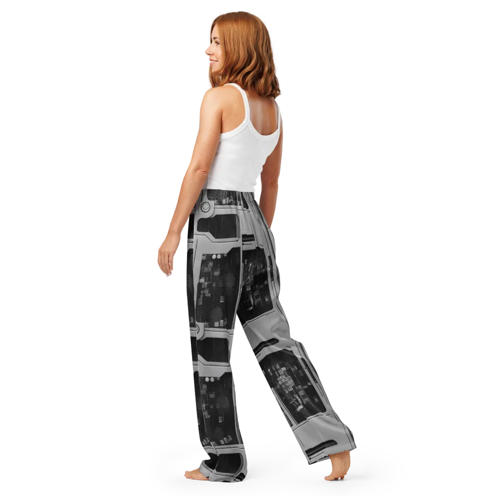 Concrete Harmony on Women's Pajama Pants — Back