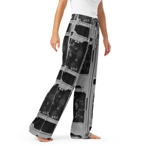 Concrete Harmony on a Women's Pajama Pants