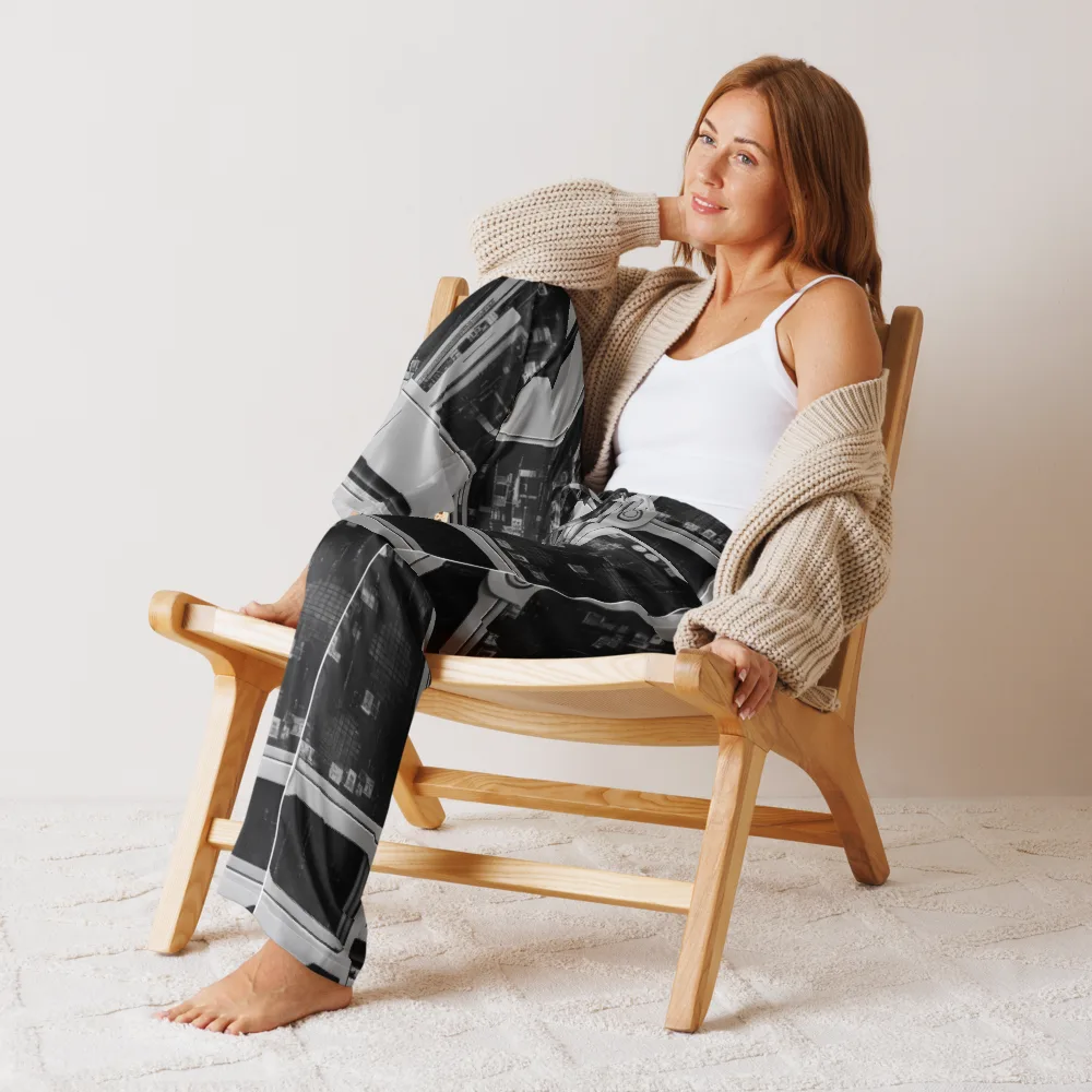 Concrete Harmony on Women's Pajama Pants — Front
