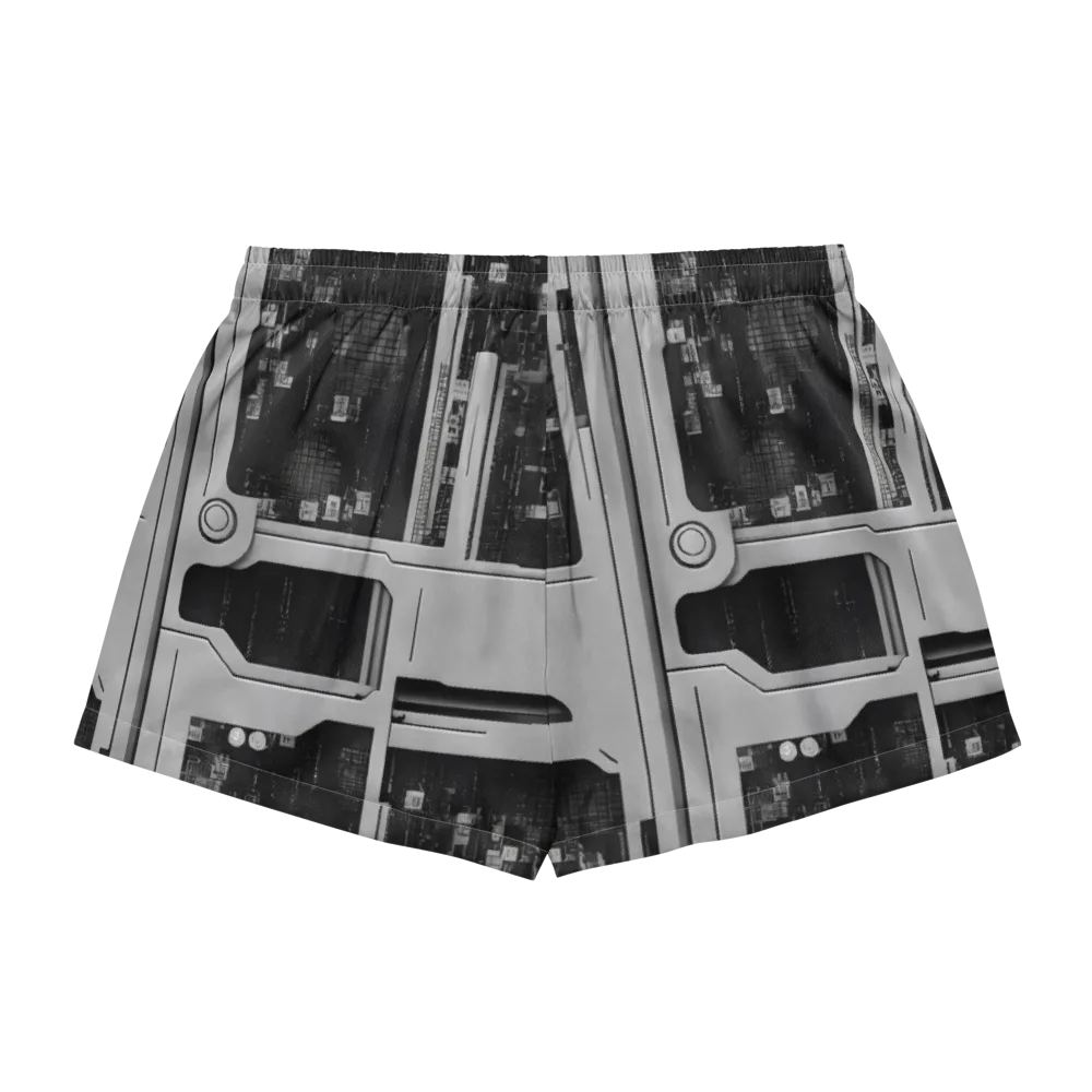 Concrete Harmony on Women's Pajama Shorts — Back