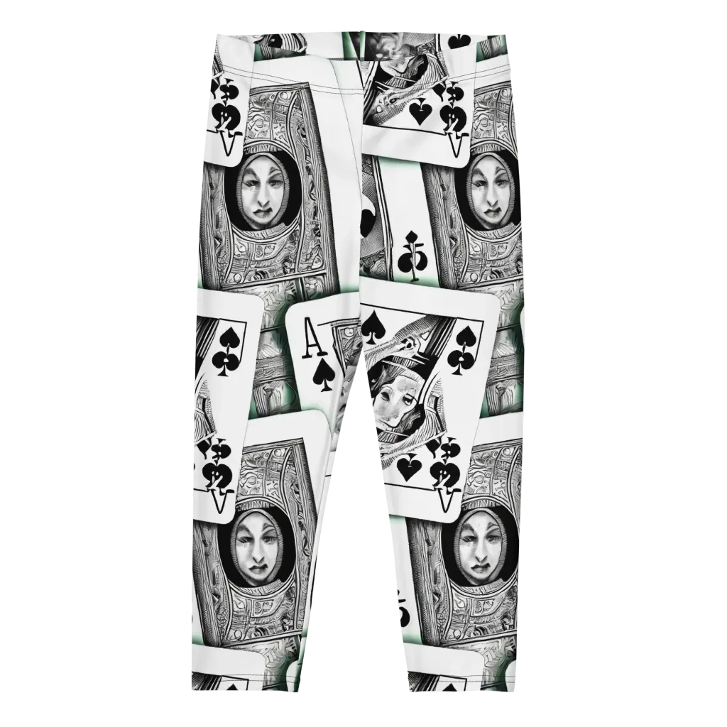 Intense, By Bunny Yeager on Capri Leggings — Front