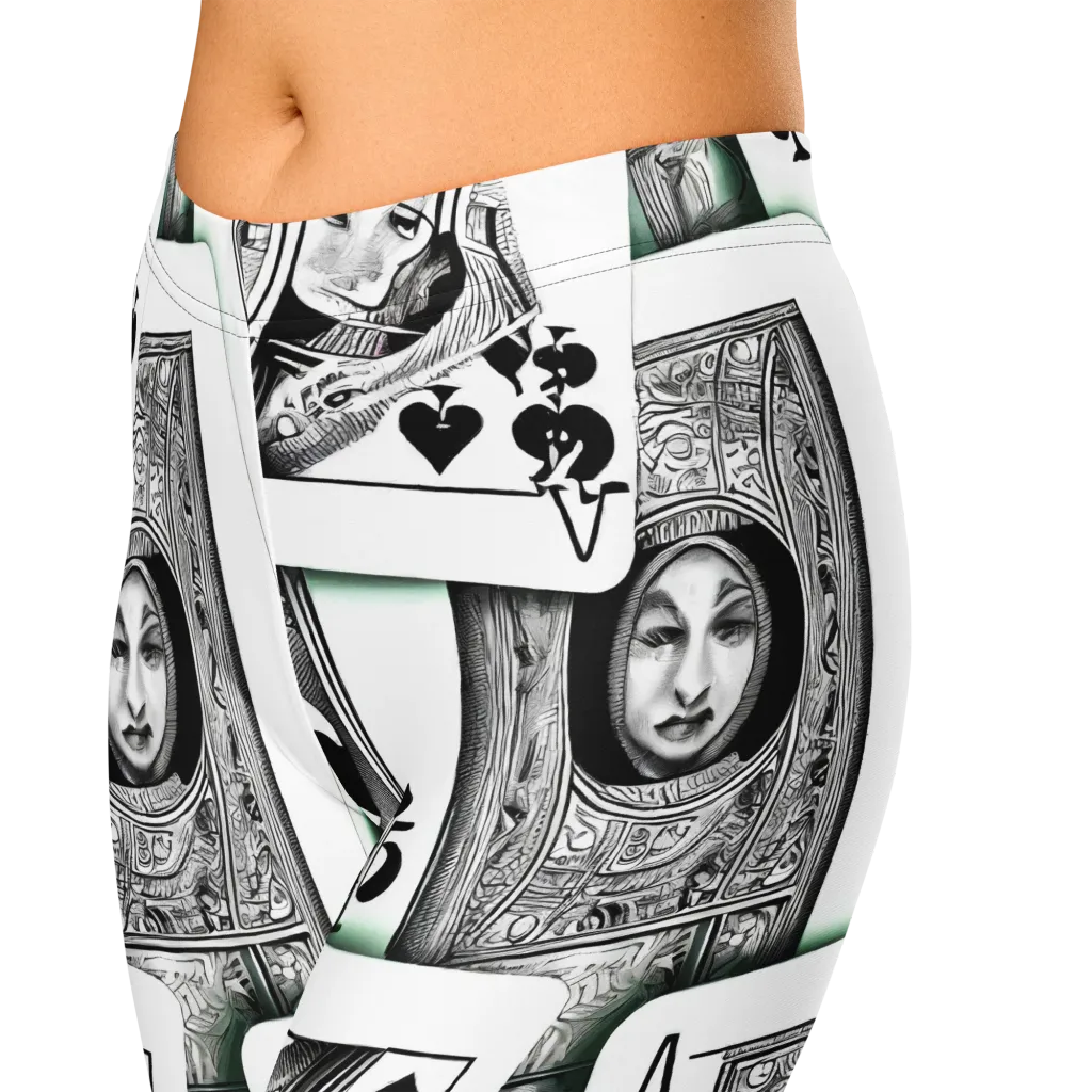 Intense, By Bunny Yeager on Capri Leggings — Zoomed-in