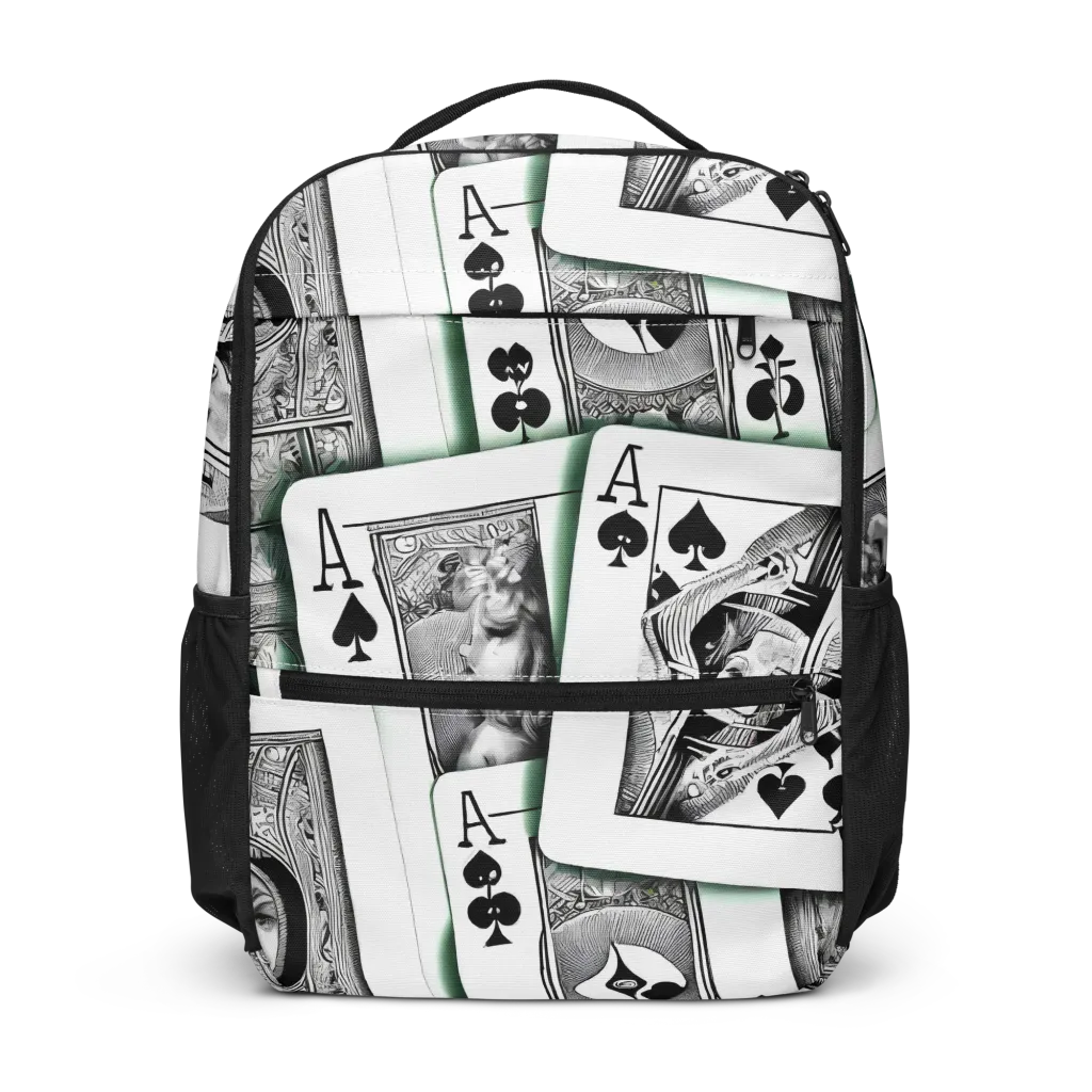 Intense, By Bunny Yeager on Utility Backpack — Front
