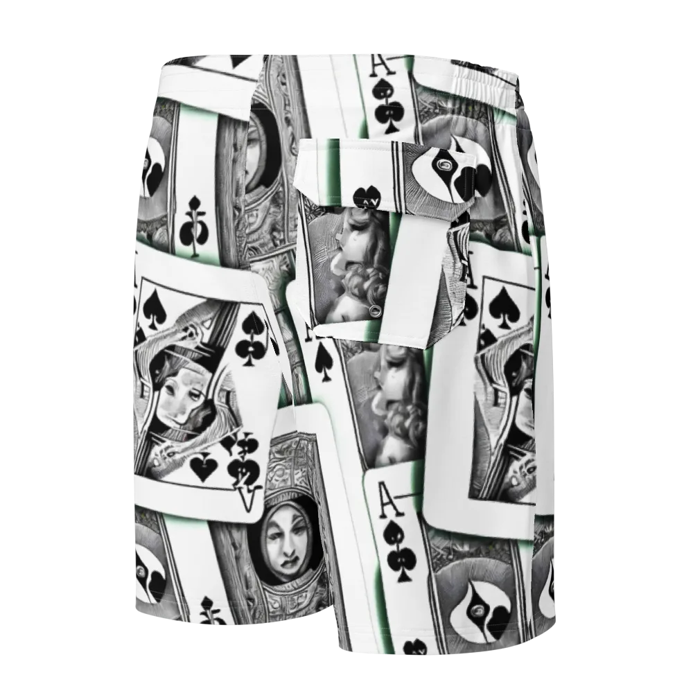 Intense, By Bunny Yeager on Men's Board Shorts — Back