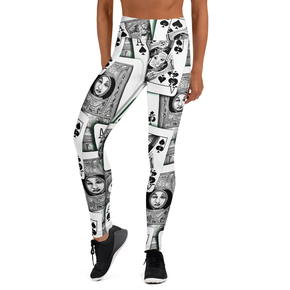 Intense, By Bunny Yeager on Yoga Leggings — Front