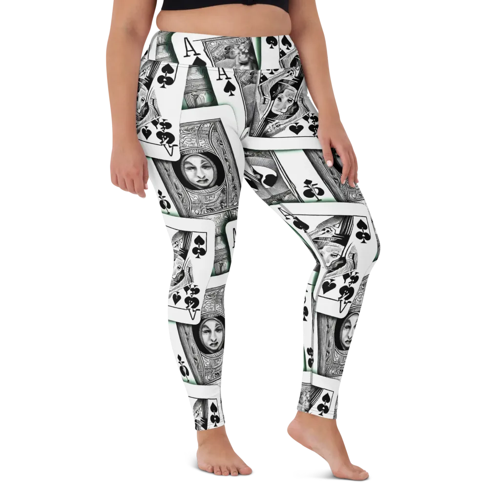Intense, By Bunny Yeager on Yoga Leggings — Front