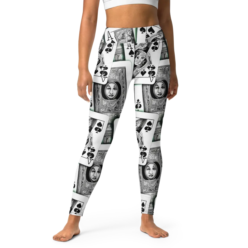 Intense, By Bunny Yeager on Yoga Leggings — Front