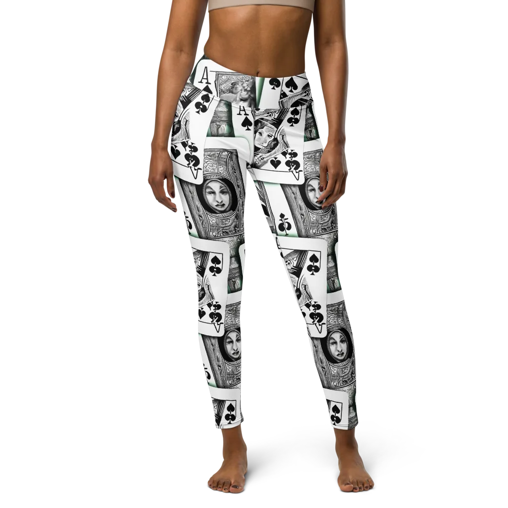 Intense, By Bunny Yeager on Yoga Leggings — Front