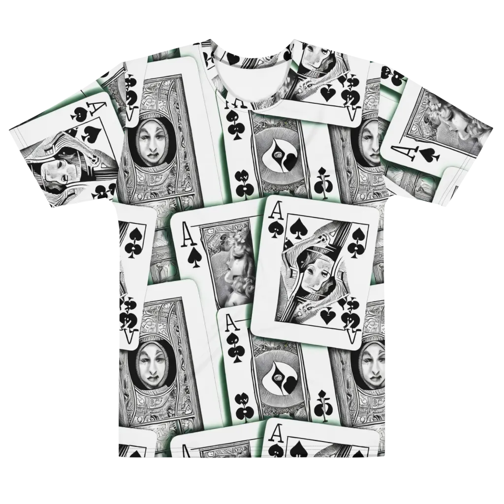 Intense, By Bunny Yeager on Men's Cotton Crew Neck T-Shirt — Front