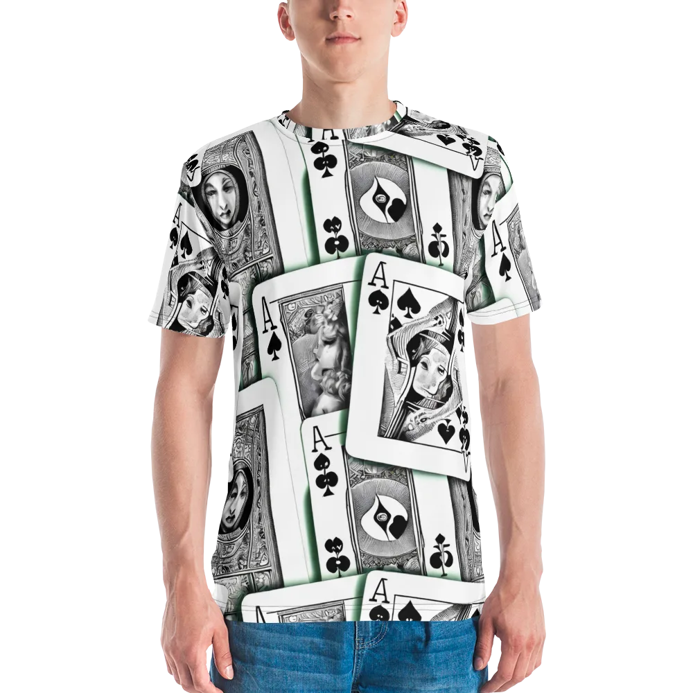 Intense, By Bunny Yeager on Men's Crew Neck T-Shirt — Front