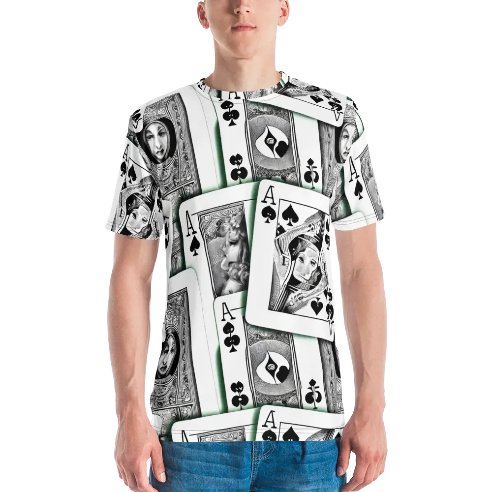 Intense, By Bunny Yeager on Men's Crew Neck T-Shirt — Front