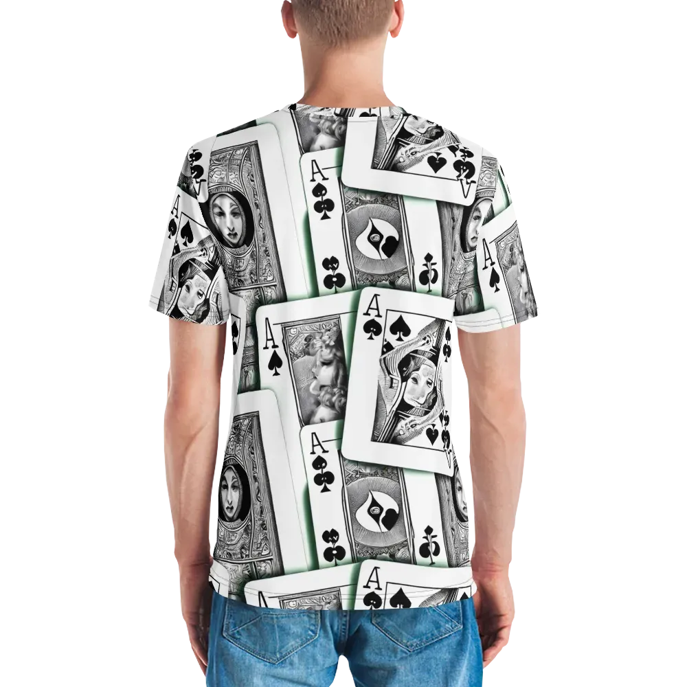Intense, By Bunny Yeager on Men's Crew Neck T-Shirt — Back