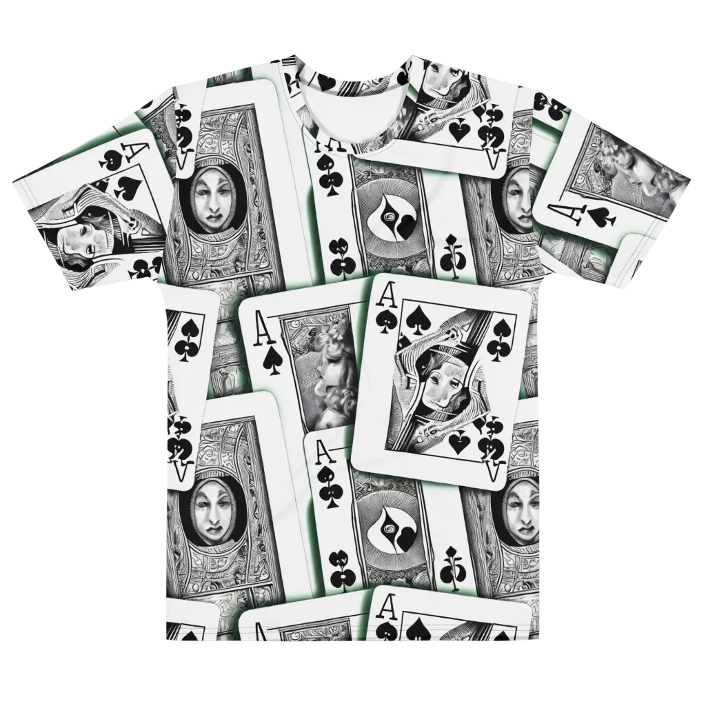 Intense, By Bunny Yeager on Men's Crew Neck T-Shirt — Front