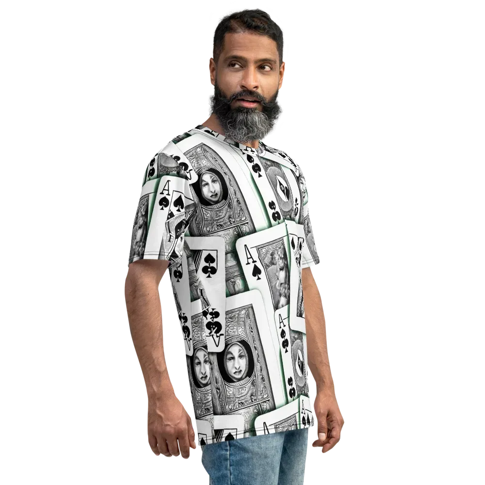 Intense, By Bunny Yeager on Men's Crew Neck T-Shirt — Right