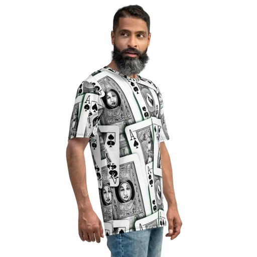Intense, By Bunny Yeager on a Men's Crew Neck T-Shirt