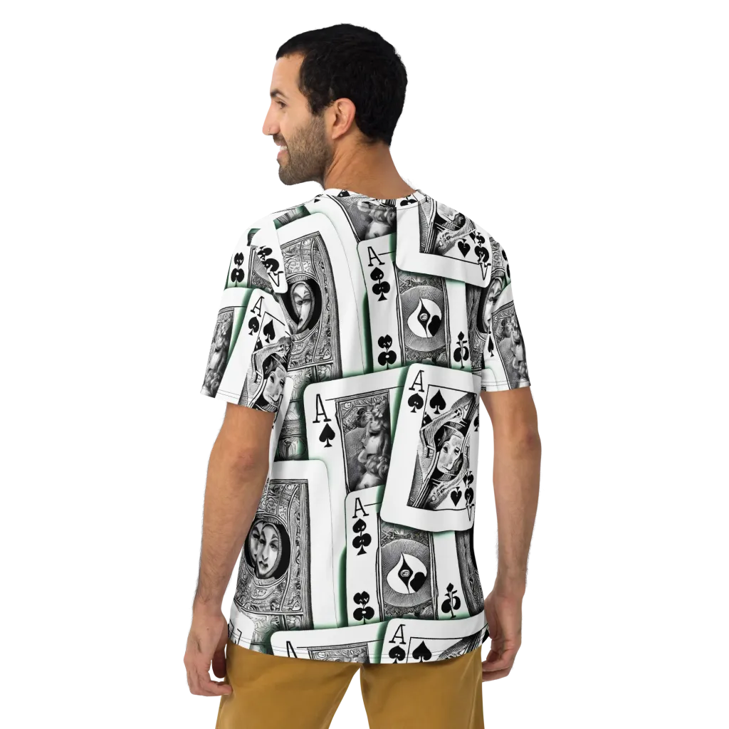 Intense, By Bunny Yeager on Men's Crew Neck T-Shirt — Back