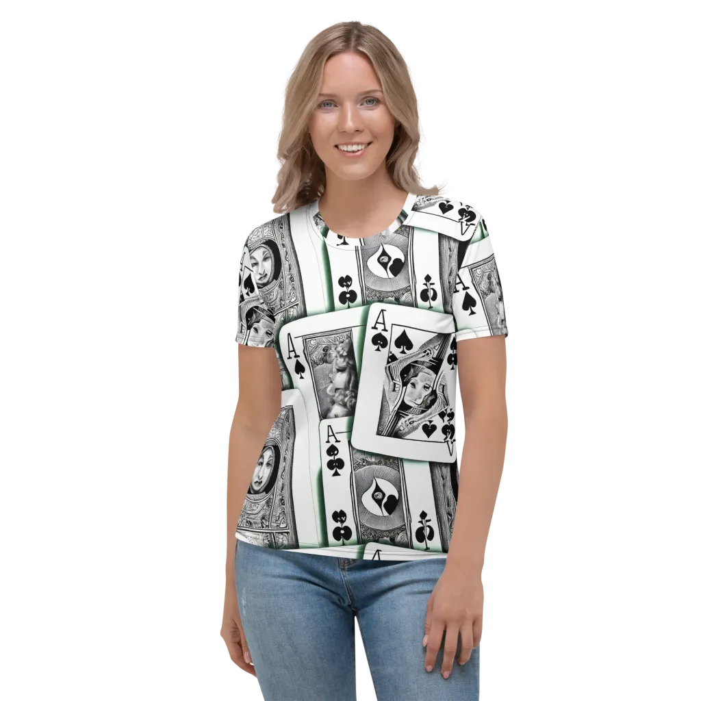 Intense, By Bunny Yeager on Women's Crew Neck T-Shirt — Front