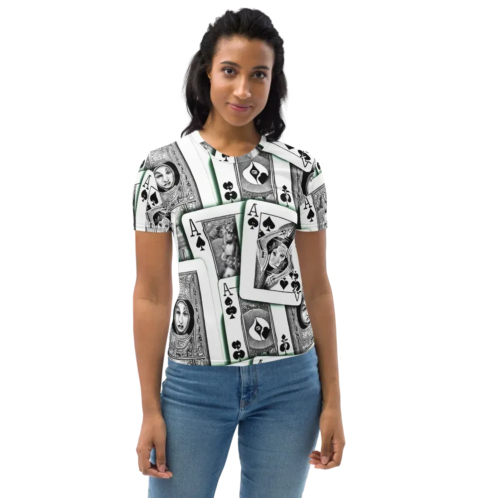 Intense, By Bunny Yeager on Women's Crew Neck T-Shirt — Front