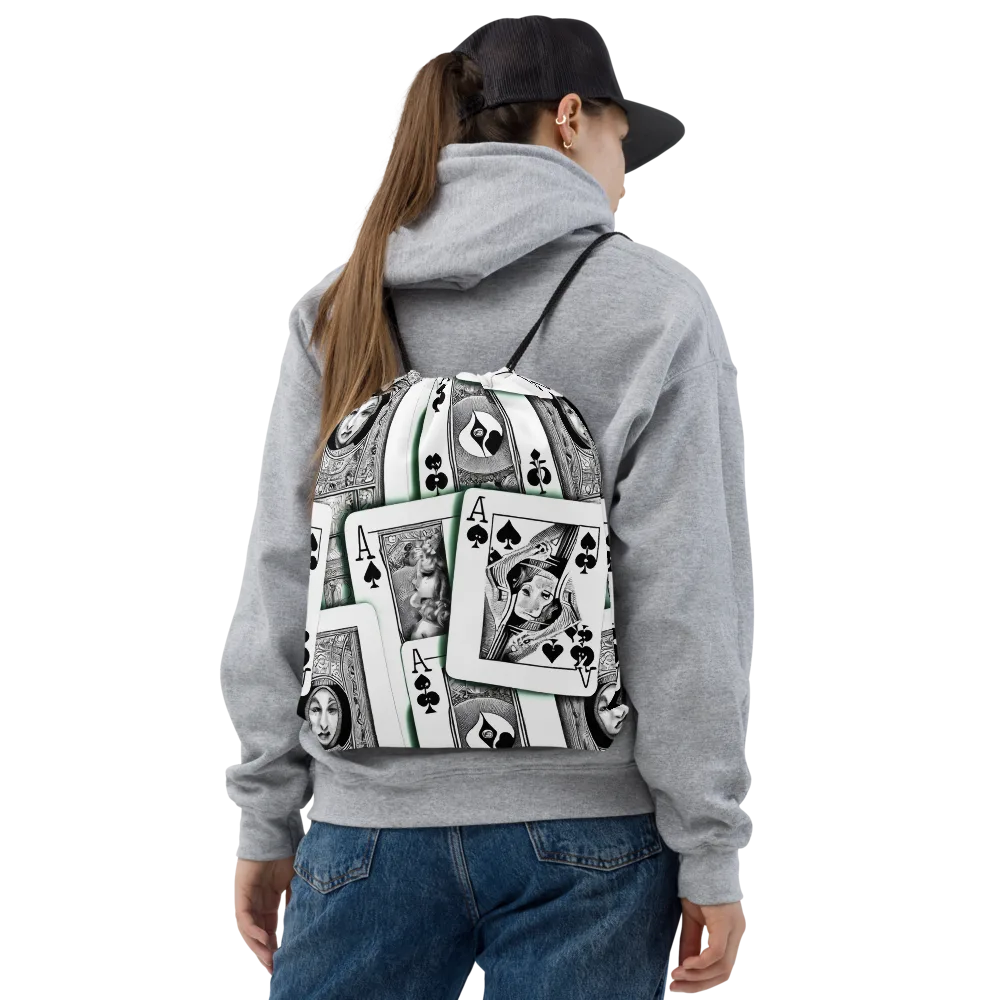 Intense, By Bunny Yeager on Drawstring Bag — Front