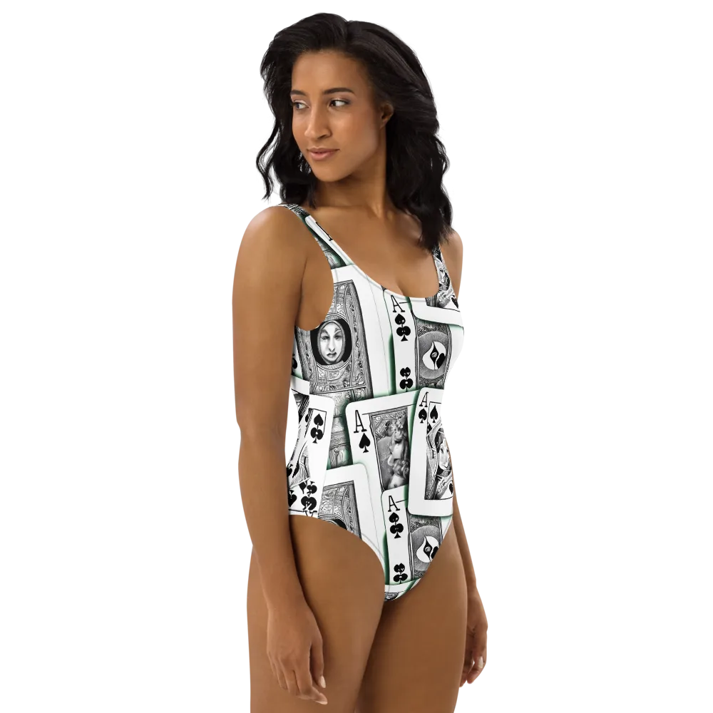 Intense, By Bunny Yeager on One-Piece Swimsuit — Right