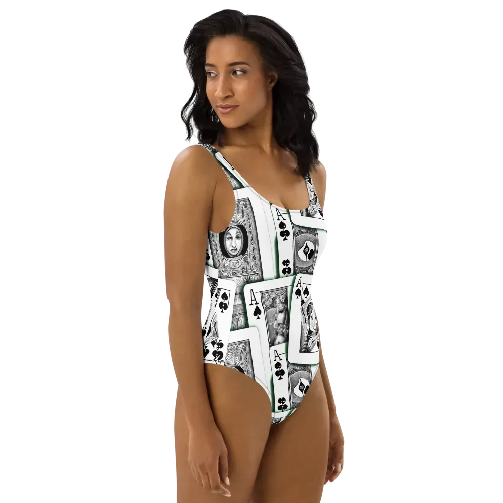 Intense, By Bunny Yeager on One-Piece Swimsuit — Right