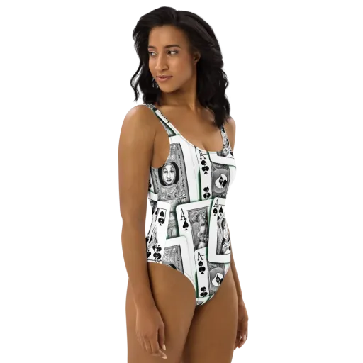 Intense, By Bunny Yeager on a One-Piece Swimsuit