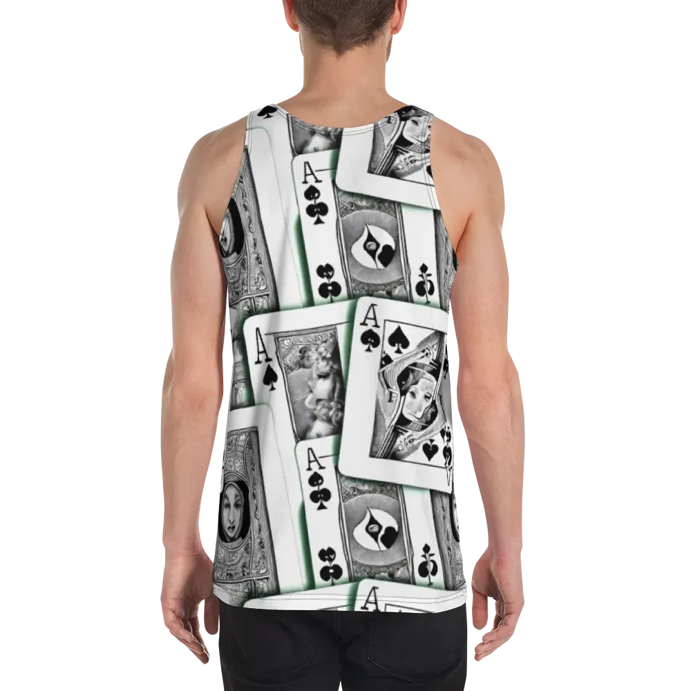 Intense, By Bunny Yeager on Men's Tank Top — Back