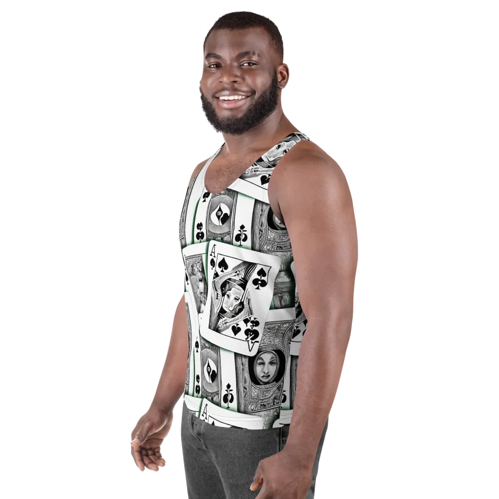 Intense, By Bunny Yeager on Men's Tank Top — Left Front