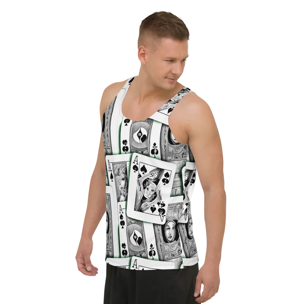 Intense, By Bunny Yeager on Men's Tank Top — Left Front