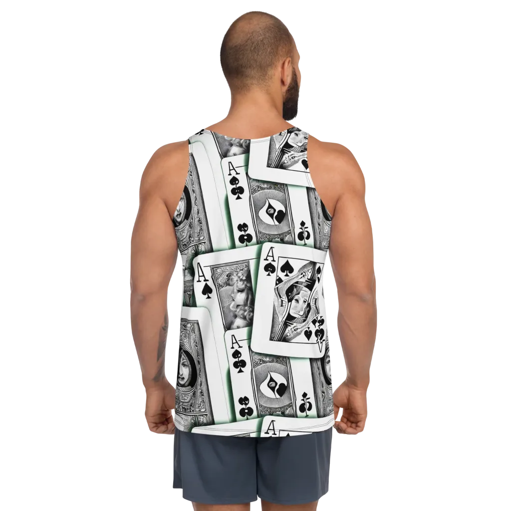 Intense, By Bunny Yeager on Men's Tank Top — Back
