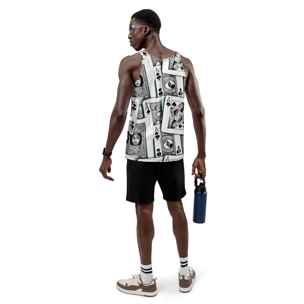 Intense, By Bunny Yeager on Men's Tank Top — Back