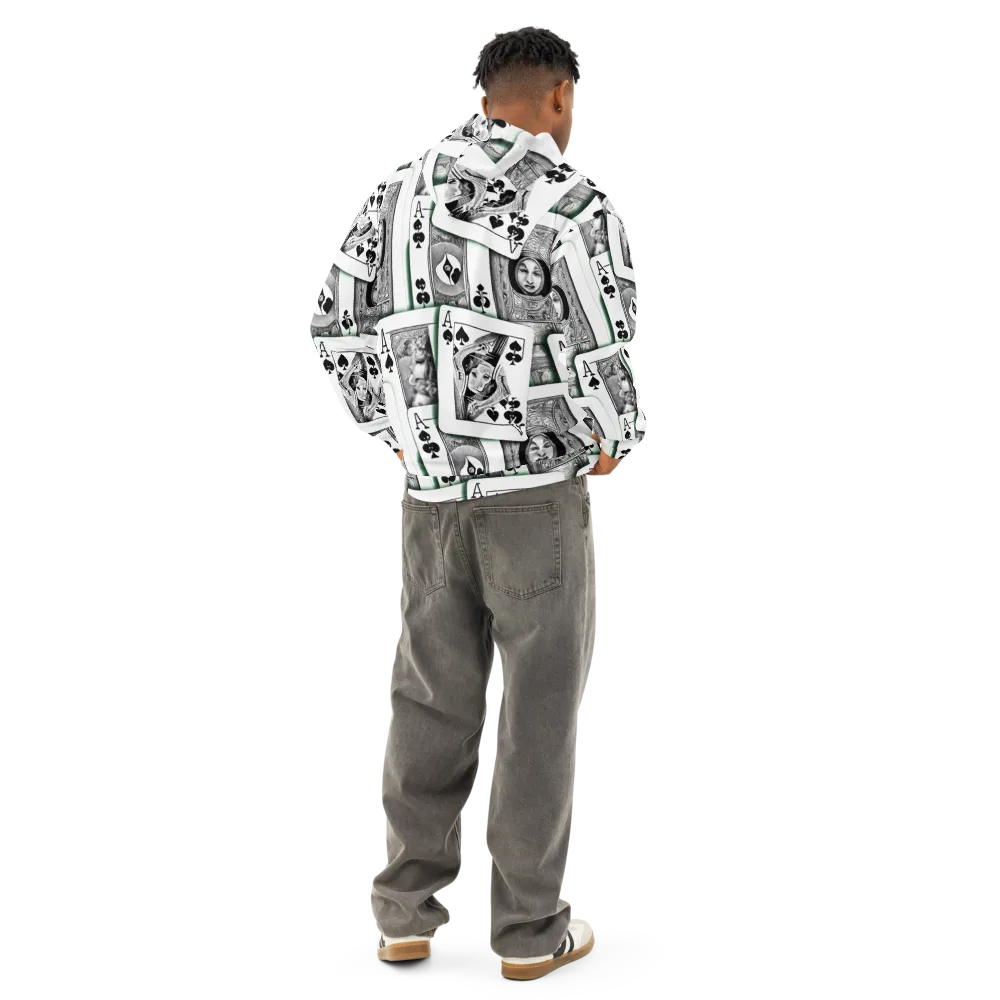 Intense, By Bunny Yeager on Cotton Hoodie — Back