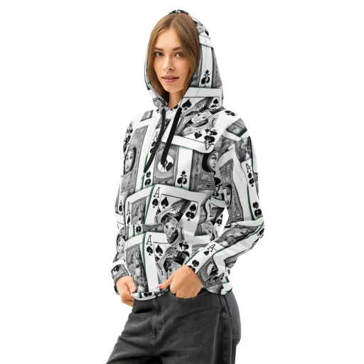Intense, By Bunny Yeager on a Cotton Hoodie