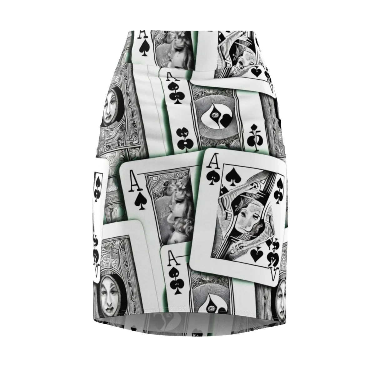 Intense, By Bunny Yeager on Pencil Skirt — Front