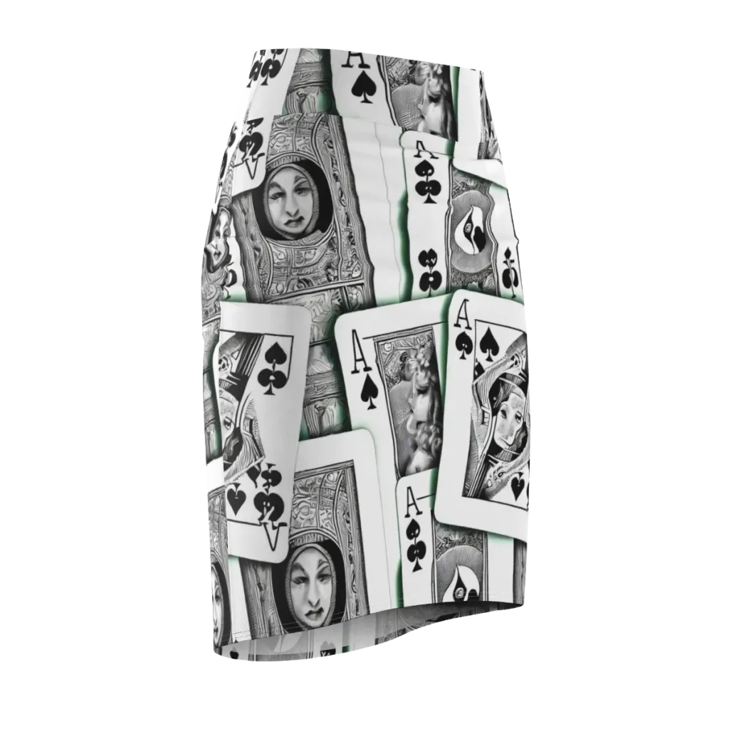 Intense, By Bunny Yeager on Pencil Skirt — Front Side
