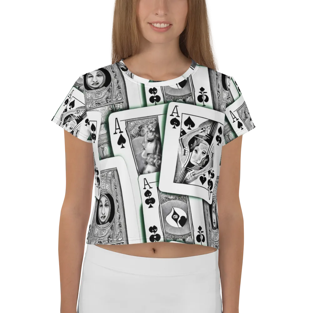 Intense, By Bunny Yeager on Crop Tee — Front