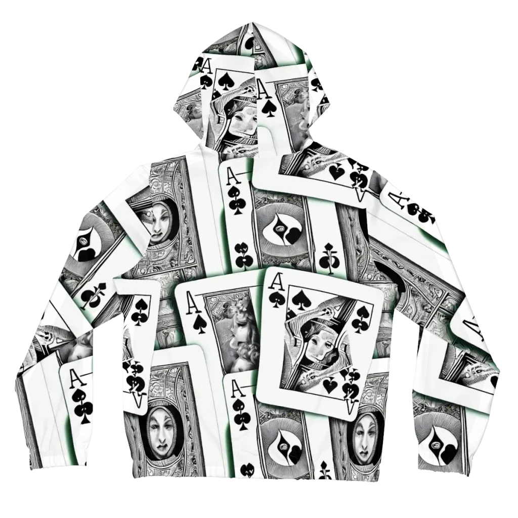 Intense, By Bunny Yeager on Women's Full-Zip Hoodie — Back