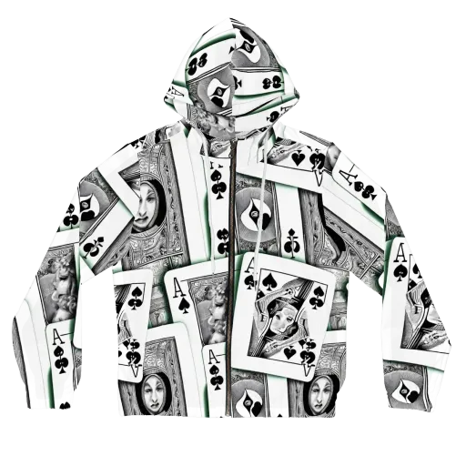Intense, By Bunny Yeager on a Women's Full-Zip Hoodie