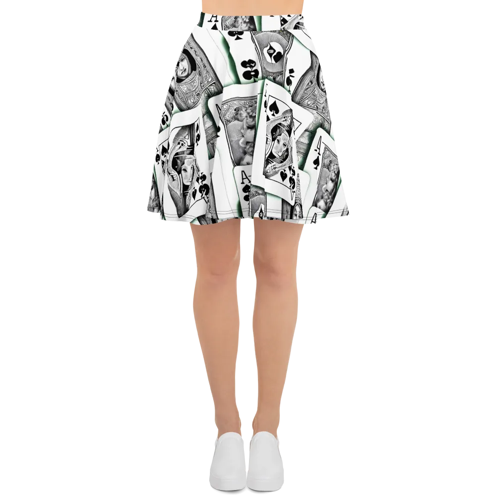 Intense, By Bunny Yeager on Skater Skirt — Front