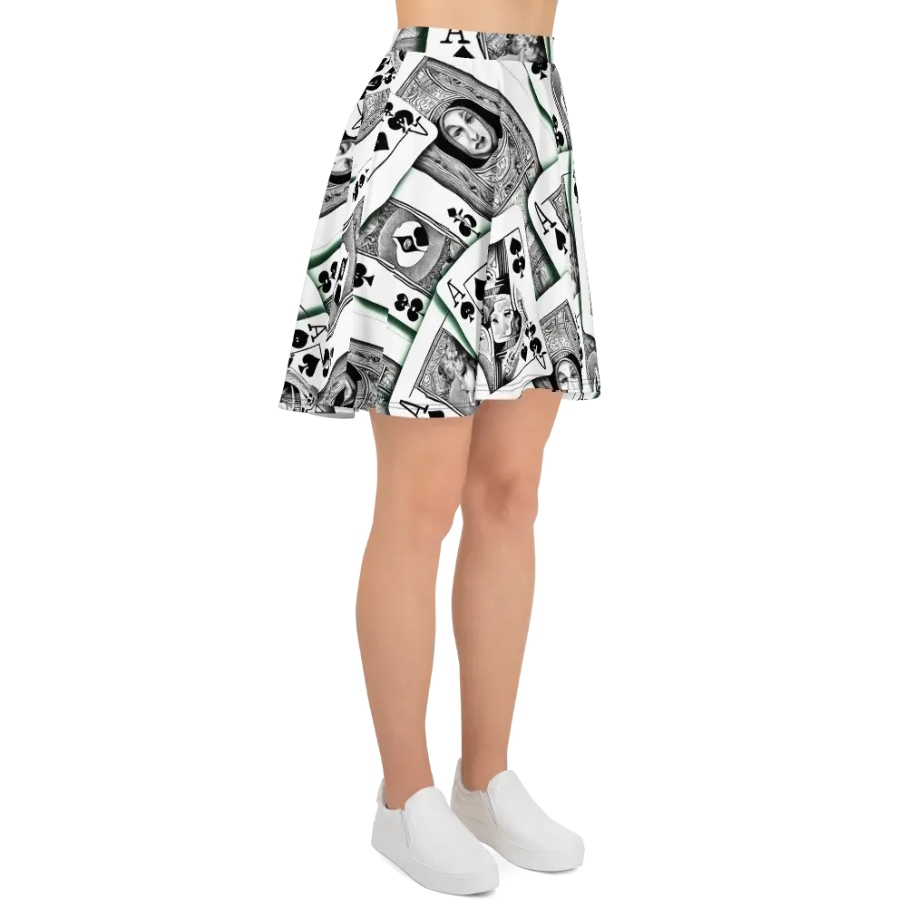 Intense, By Bunny Yeager on Skater Skirt — Right