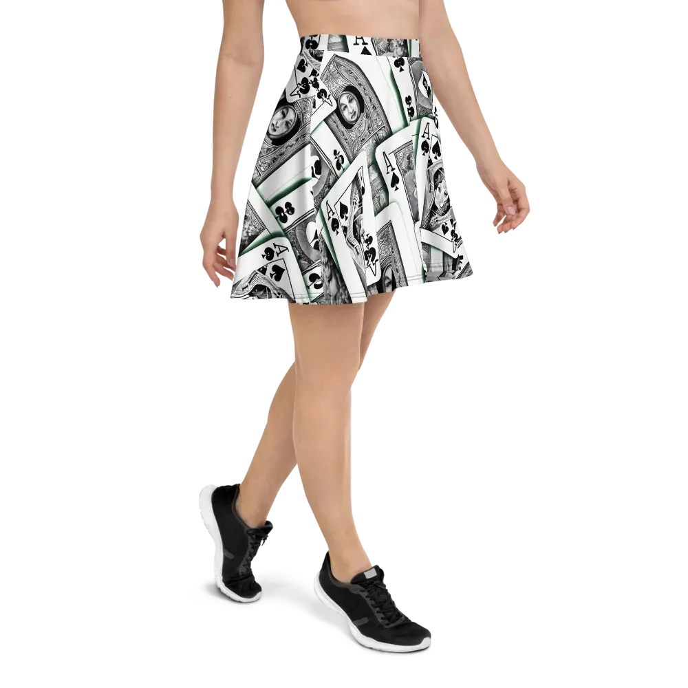 Intense, By Bunny Yeager on Skater Skirt — Right