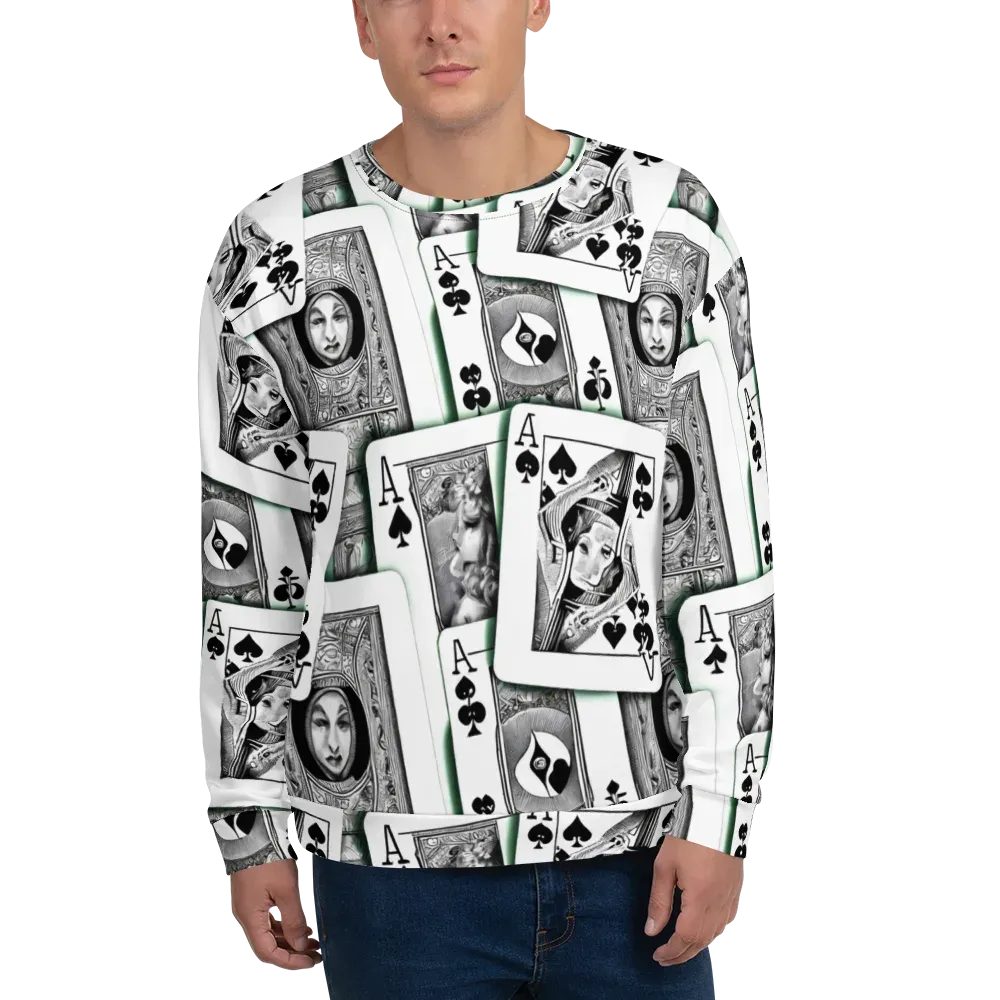 Intense, By Bunny Yeager on Sweatshirt — Front