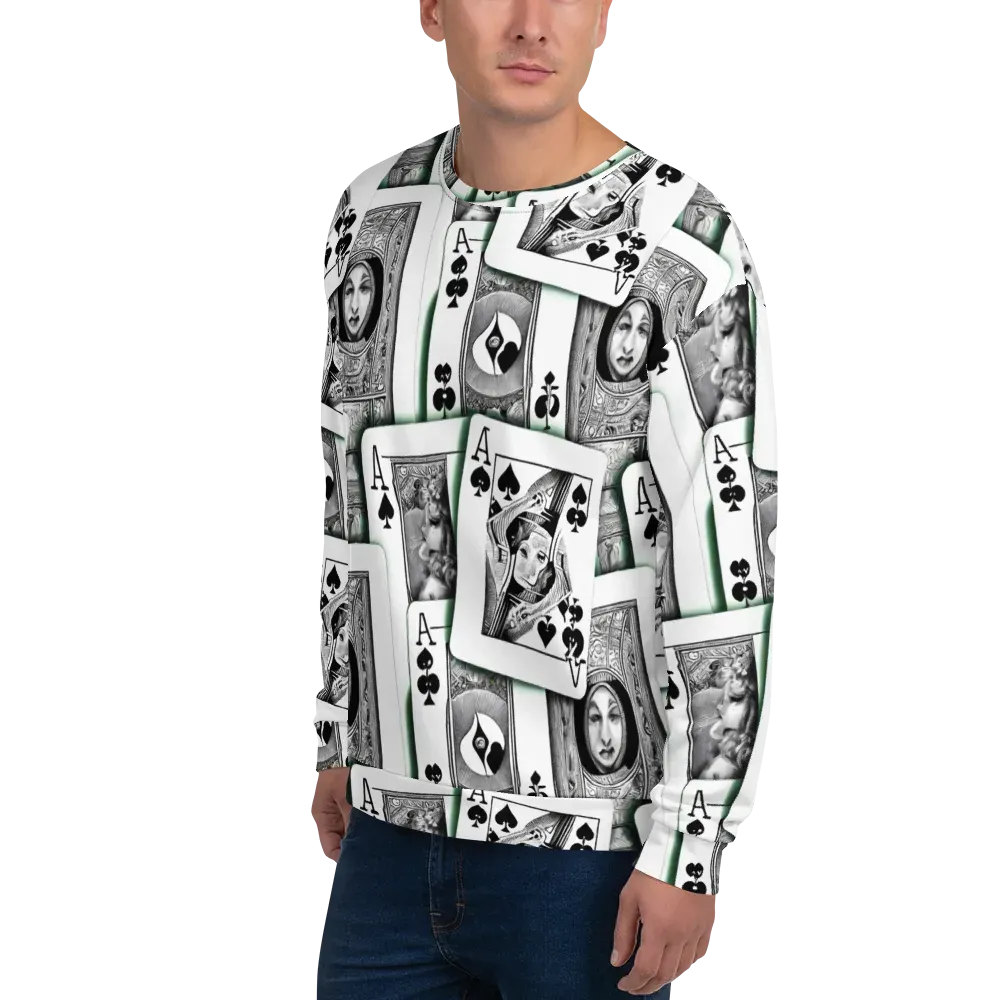 Intense, By Bunny Yeager on Sweatshirt — Left Front
